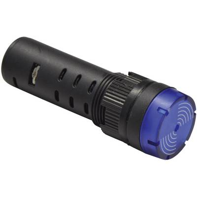 LED Pilot Light 16 mm, villogó/hangjelzést adó, 12 V, kék, Barthelme 58931214
