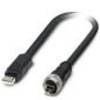 Phoenix Contact USB kábel USB 2.0 USB-A IP20 dugó, USB mini B IP20 dugó 5.00 m Fekete PVC köpeny, Árnyékolt 1420184