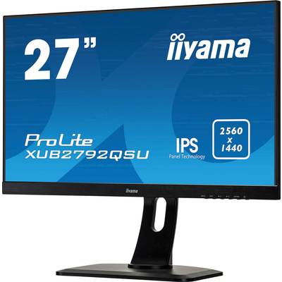 Iiyama ProLite XUB2792QSU-B1 LED monitor (felújított)  EEK G (A - G) 68.6 cm (27 coll) 2560 x 1440 pixel 16:9 5 ms Kijel