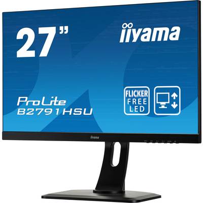 Iiyama ProLite B2791HSU LED monitor (felújított)  EEK E (A - G) 68.6 cm (27 coll) 1920 x 1080 pixel 16:9 1 ms Kijelző cs