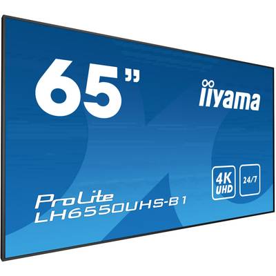 Iiyama ProLite LH6550UHS Digital Signage kijelző EEK: C (A - G) 164 cm 65 coll 3840 x 2160 Pixel 24/7