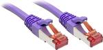 Lindy Cat.6 S / FTP kábel, lila, 0,5m