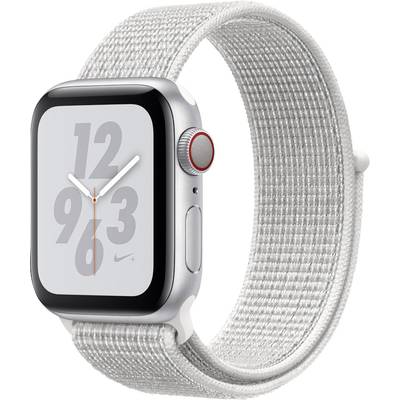 Apple Watch Series 4 Nike Edition GPS + Cellular 40 mm Alumínium ház Ezüst Sport karszalag Fehér 