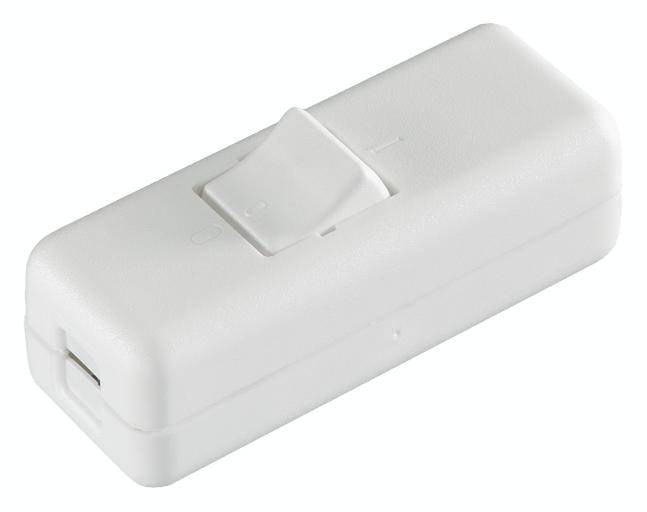 interBär 924.052 Köztes kapcsoló Fehér 2 x KI/BE 10 A 1 db-1