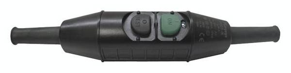 Bachmann 919.018 Személyvédő köztes dugó  PRCD-K 230 V Fekete IP55