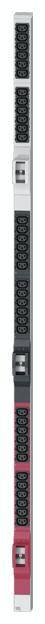 Bachmann 800.0102 19 inch Stekkerdoos voor patchkast 1 HE Apparaatcontactdoos C13 10A Overspanningsbescherming Meerdere kleuren