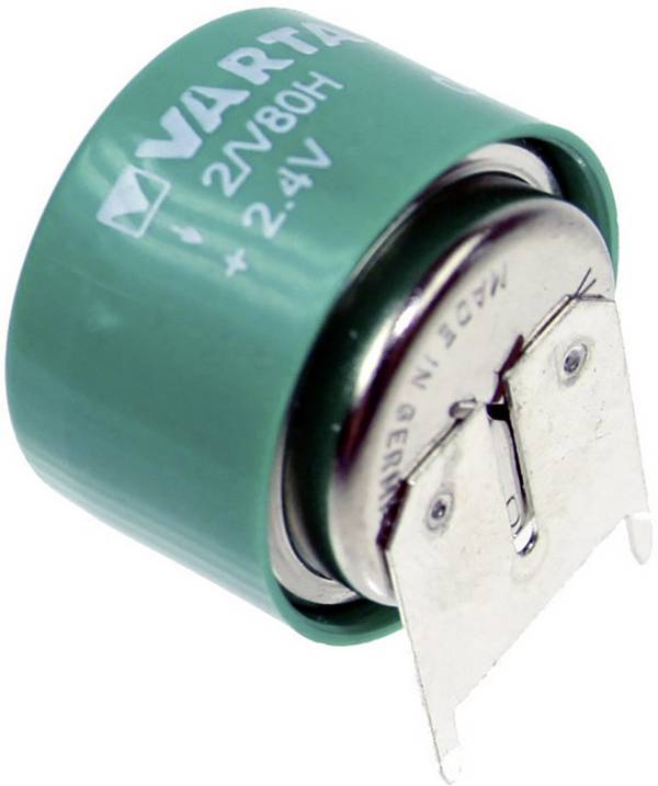 Varta V2/80H-SLF ++/- Gombakku 80H NiMH 80 mAh 2.4 V 1 db
