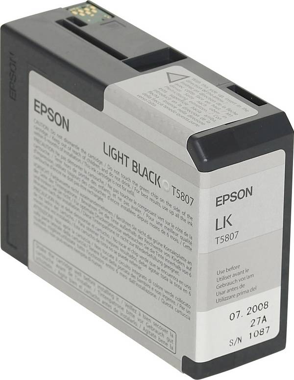 Epson Tinta T5807 Eredeti Egyes modul Fekete C 13 T 580700