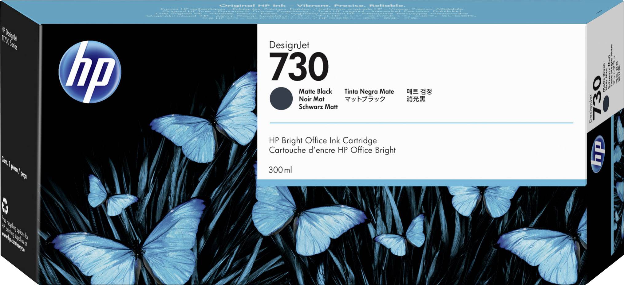 HP Tinta 730 Eredeti Matt fekete P2V71A-0