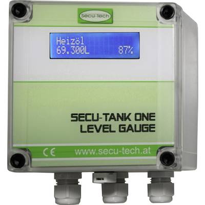 SecuTech Kijelző szintjelző érzékelőhöz SECU-TANK ONE HW000081  Mérési tartomány: 25 m (max) 1 db