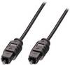 LINDY 35210 Toslink Audio Csatlakozókábel [1x Toslink dugó (ODT) - 1x Toslink dugó (ODT)] 0.50 m Fekete
