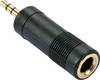 LINDY 35621 Lindy - Audio-Adapter - Stereo-Stecker (W) bis Stereo Mini-Klinkenstecker (M) Jack Audio Átalakító [1x Jack dugó, 3,5 mm-es - 1x Jack alj, 6,35 mm-es] Fekete