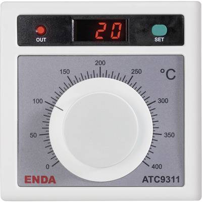 Enda ATC9311-FE-400-230  Hőmérséklet szabályozó J 0 - +400 °C Relé, 2 A (H x Sz x Ma) 50 x 96 x 96 mm