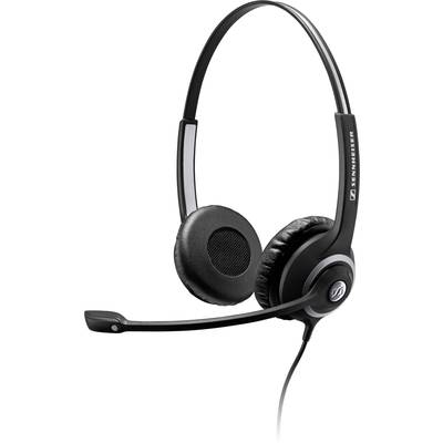 Sennheiser SC 260 USB MS II Telefon  On Ear headset Vezetékes Stereo Fekete, Ezüst mikrofon zajelnyomás, Noise Cancellin