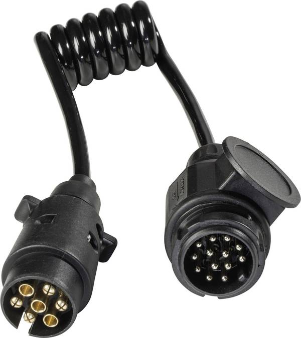 AS Schwabe 61475 Utánfutó adapter [Dugó, 13 pólusú - Dugó, 7 pólusú] Műanyag