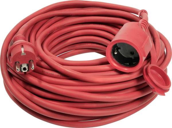 AS Schwabe 60265 Áram Hosszabbítókábel    50.00 m H05RR-F 3G 1,5 mm²