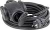 AS Schwabe 60454 Áram Hosszabbítókábel 16 A Fekete 4.50 m H07RN-F 3G 1,5 mm²