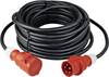 AS Schwabe 60595 Áram Hosszabbítókábel 16 A Fekete 5.00 m H07RN-F 5G 1,5 mm² Fázisváltóval