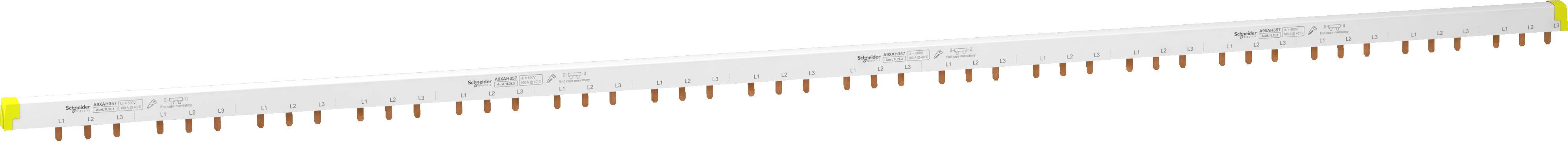 Egy hosszú LED-szalag fehér és narancssárga részekkel, amely világításra vagy dekorációra egyaránt használható.