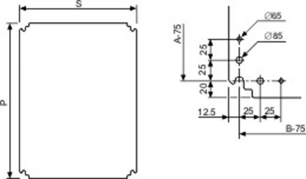 Schneider Electric NSYMPP75 (H x Sz x Ma) 700 x 500 x 700 mm Poliészter Élénk szürke (RAL 7035) 1 db