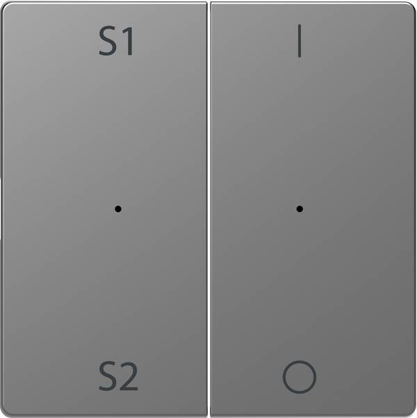 Merten  Borítás ki-/váltókapcsoló System Design Nemesacél MEG5228-6036 1 db