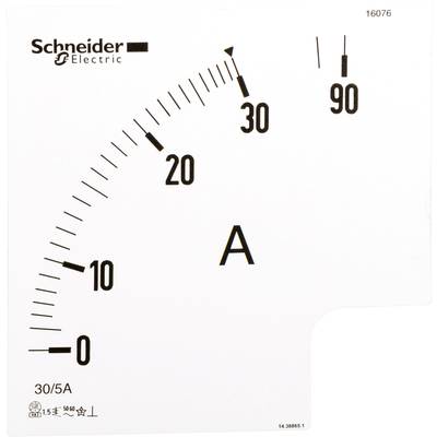   Schneider Electric  16076  16076  Schneider 16076 skála 0-30-90A 96x96      Forgóvas