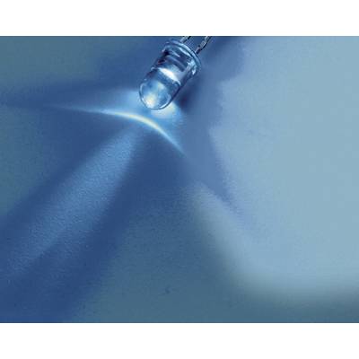 Szuperfényes kék LED, Nichia 15° 3mm 8200mcd, NSPB300B