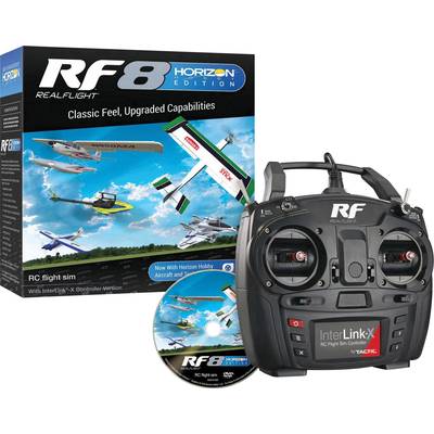 Real Flight RF8 Horizon Hobby Edition Modell repülő szimulátor Távirányítóval