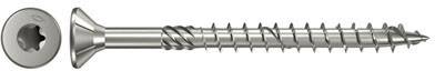 Fischer 40505 Szorítólemezes csavarok 4.5 mm 80 mm Kerek hatlap Nemesacél 200 db