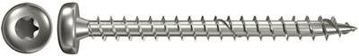 Fischer 657373 Süllyesztett fejű csavarok 4.5 mm 30 mm Kerek hatlap Galvanikusan cinkezett 200 db