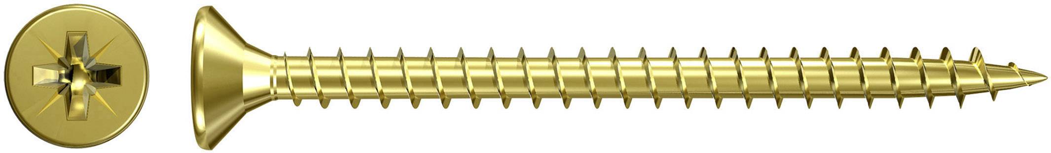 Fischer 551166 Szorítólemezes csavarok 4.5 mm 40 mm Kereszthornyú Pozidriv Galvanikusan cinkezett 500 db