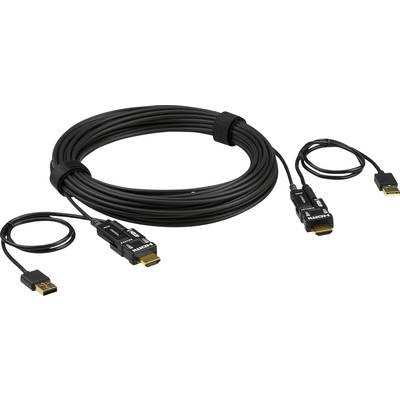 ATEN HDMI Csatlakozókábel HDMI-A dugó, HDMI-A dugó 60.00 m Fekete VE7834-AT  HDMI kábel