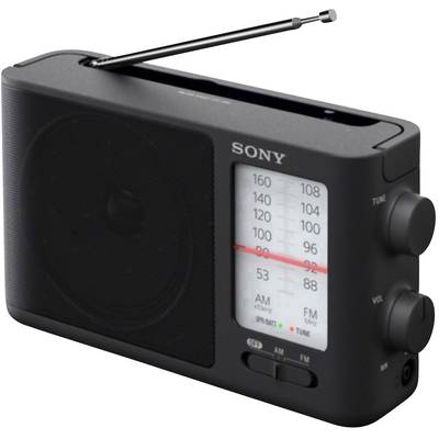 Sony ICF-506 Koffer rádió URH    Fekete