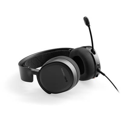 Steelseries Arctis 3 7.1 Wired Gamer  Over Ear headset Vezetékes 7.1 Surround Fekete mikrofon zajelnyomás, Noise Cancell