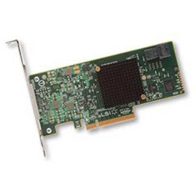   Broadcom  LSI MegaRAID SAS 9341-4i  4 port  RAID kontroller  PCIe x8  Alkalmas: SATA SSD, SAS SSD  