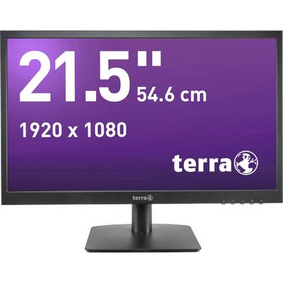 Terra LED 2226W LED monitor (felújított)  EEK E (A - G) 54.6 cm (21.5 coll) 1920 x 1080 pixel 16:9 5 ms Audio-Line bemen