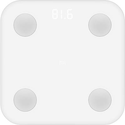 Xiaomi XM210001 Analizáló mérleg Mérési tartomány (max.)=150 kg Fehér Bluetooth-szal