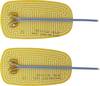 Fűtőszálas fűtőfólia 130x70mm/pár, 12V, 15W