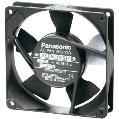 Axiális ventilátor (ipari), 115 V/AC 174 m³/h 120 x 120 x 38 mm Panasonic ASEN10412