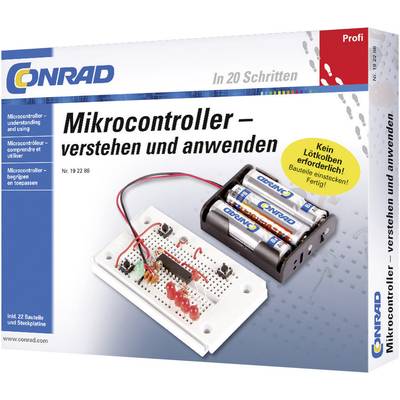 Mikrokontroller kisérletező, tanuló építőkészlet, Tru Components
