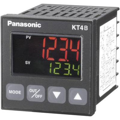 Panasonic AKT4B113100 Hőmérséklet szabályozó K, J, R, S, B, E, T, N, PL-II, C, Pt100, Pt100 -200 - +1820 °C Analóg áram