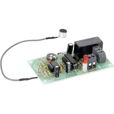 Tapskapcsoló építőkészlet kondenzátor mikrofonnal, max. 15 V/DC, Tru Components