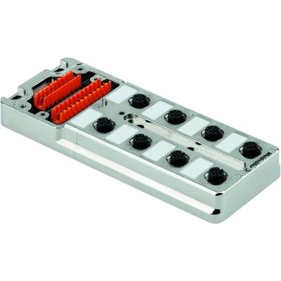 Weidmüller SAI-8-MM 5P M12 UT 1783491000 Érzékelő/működtető doboz, passzív M12 elosztó fém menettel 2 db