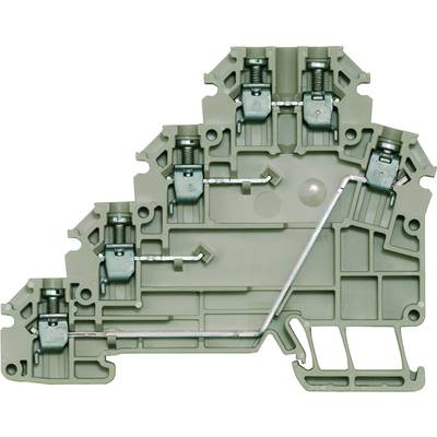 Weidmüller 1784120000 Motorcsatlakozó kapocs Csavaros csatlakozó Sötétbeige 50 db