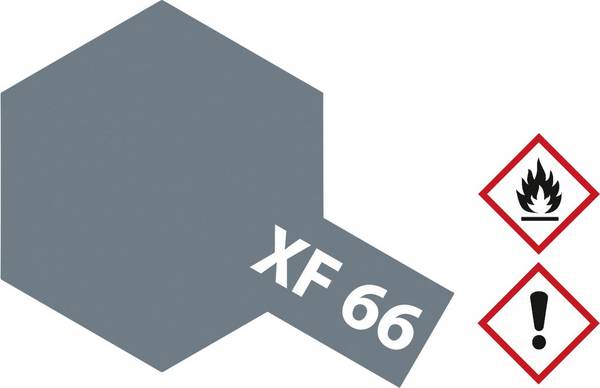 Tamiya Akril festék Világosszürke (matt) XF-66 Üveg tároló 23 ml