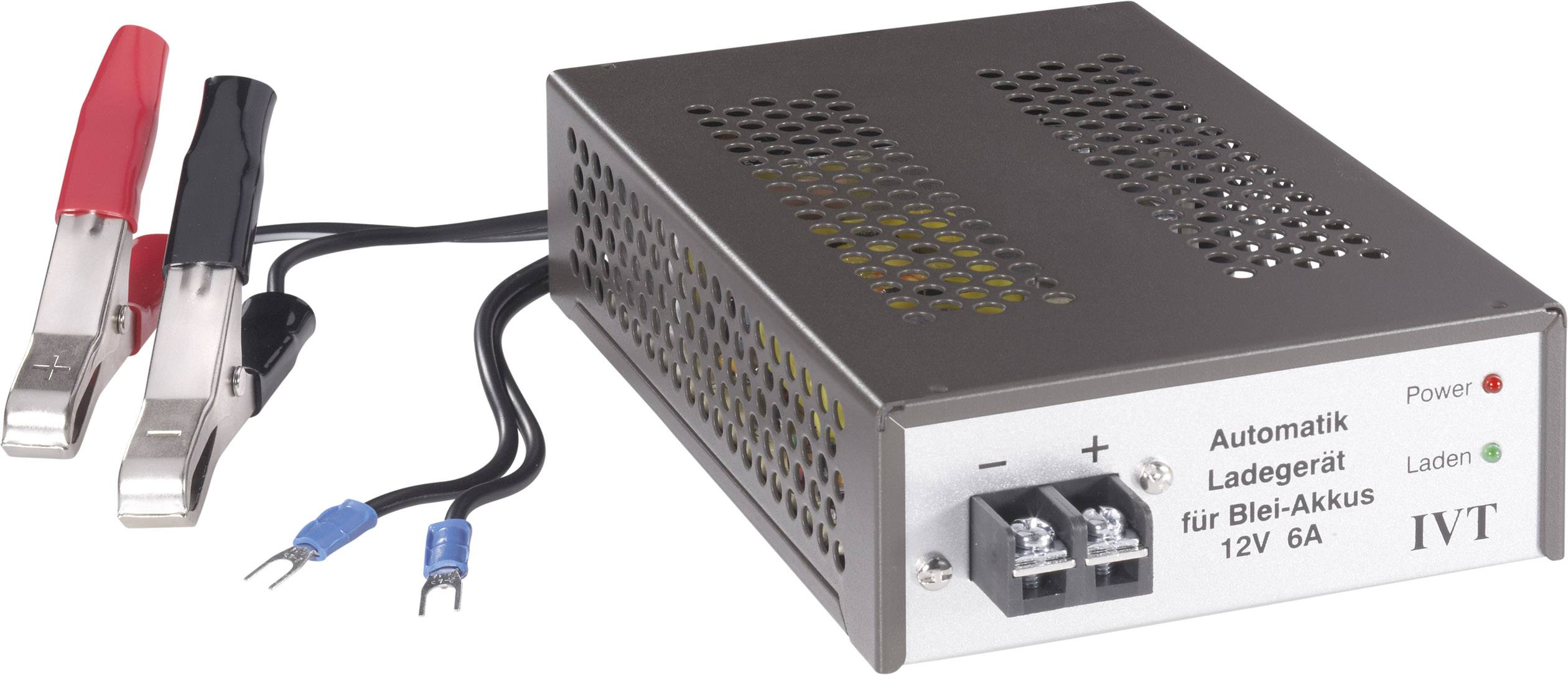 IVT ólomakku töltő 12V/6A