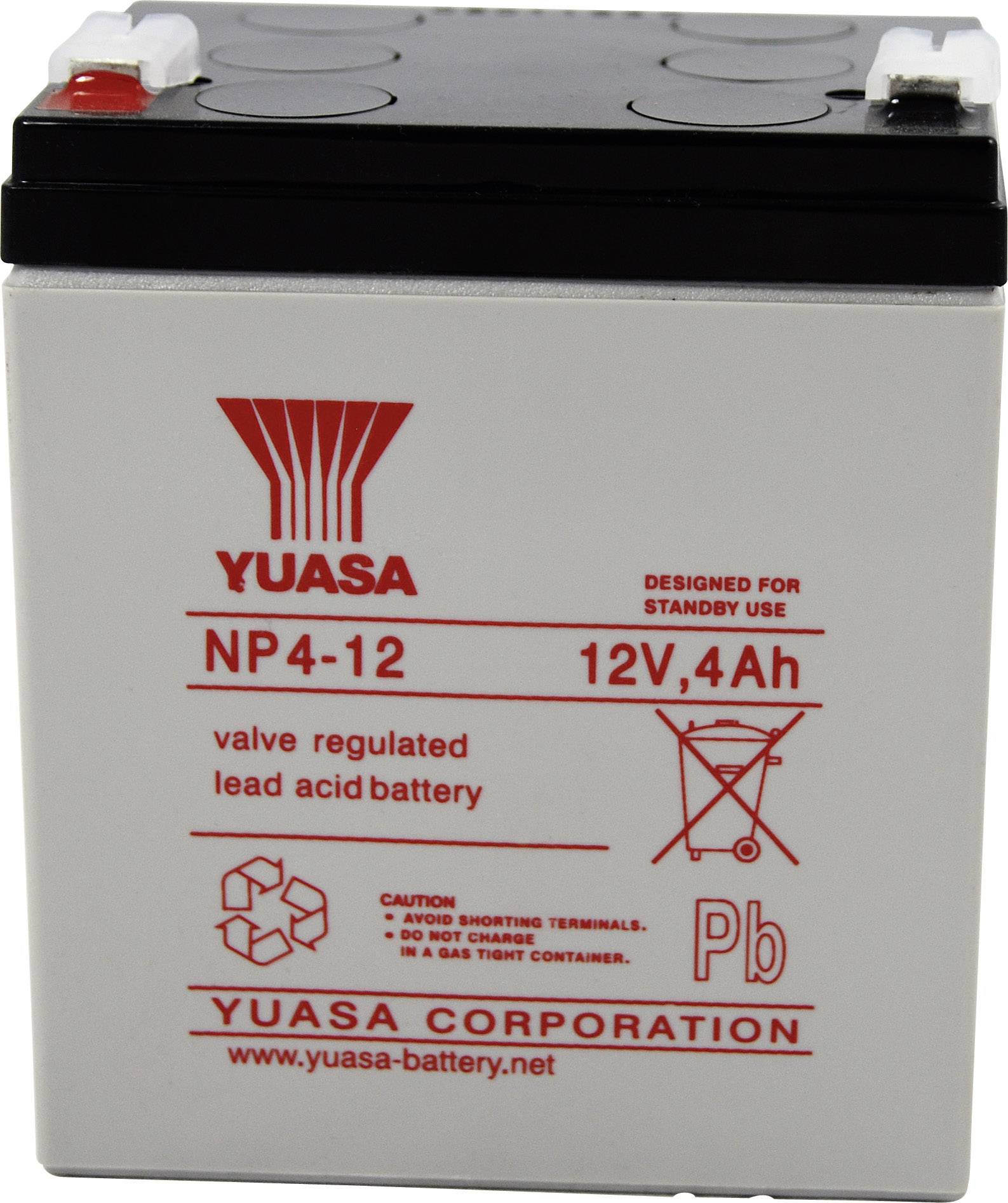 YUASA zselés akkumulátor, 12 V 4 Ah