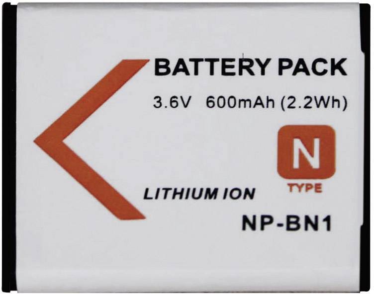 NP-BN1 Sony kamera akku 3,6 V 500 mAh, Conrad energy-0