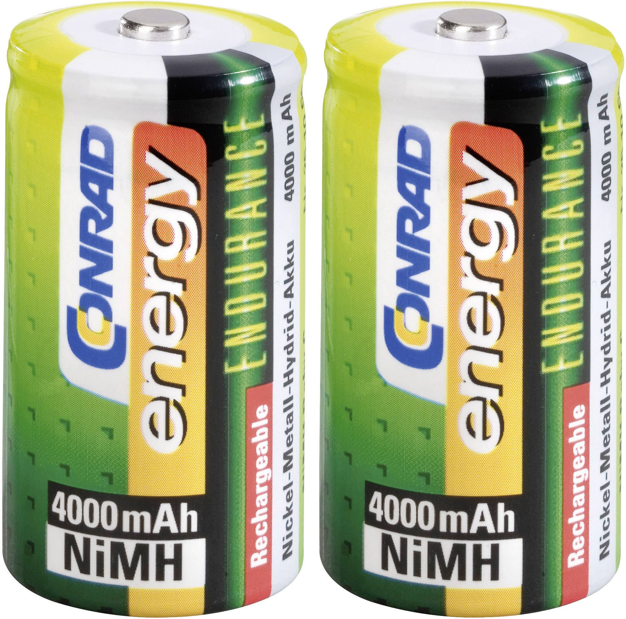 Baby akkumulátor készlet 2db, 4000mAh NiMh Conrad energy Endurance-0