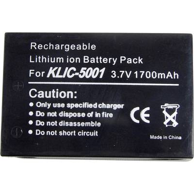 KLIC-5001 Kodak kamera akku 3,7 V 1500 mAh, Conrad energy